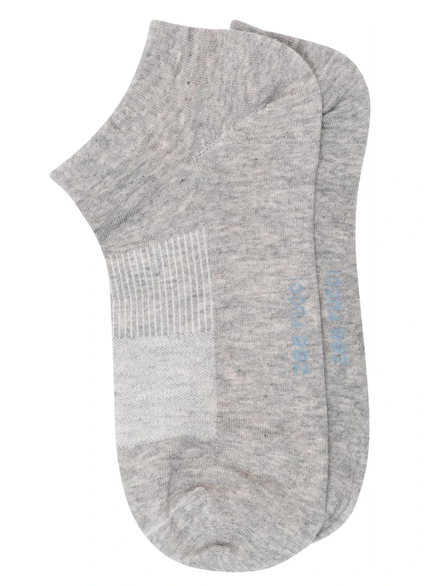 Zee Rucci - Meia Cano Invisível Cinza