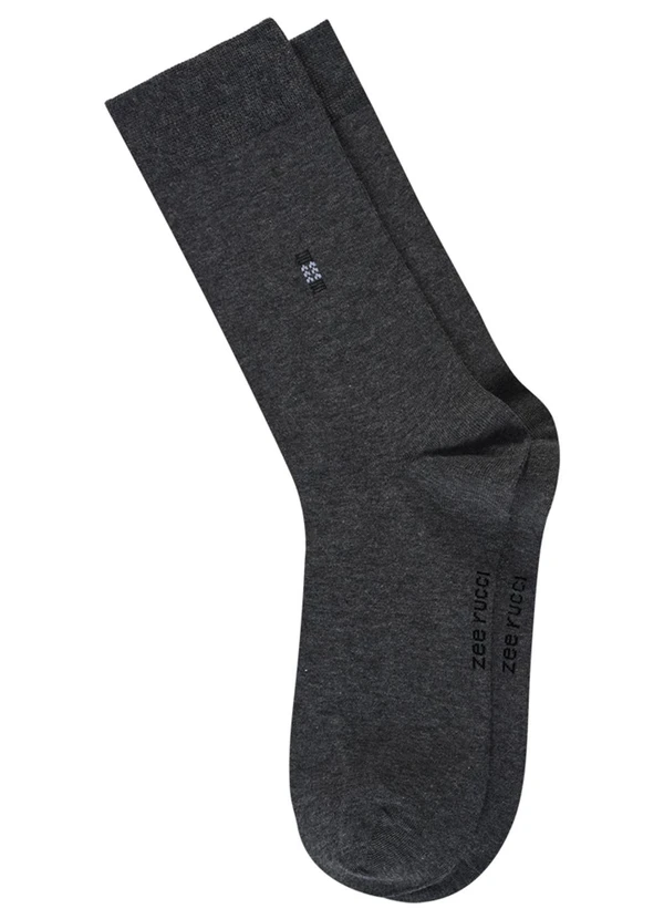 Zee Rucci - Meia Casual Cano Alto Cinza