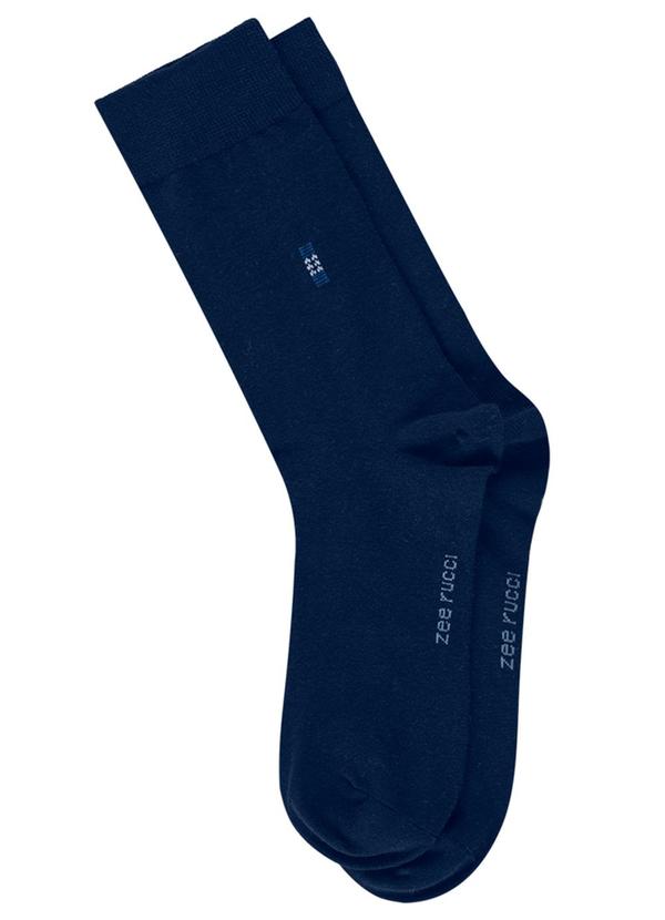 Zee Rucci - Meia Casual Cano Alto Navy Azul