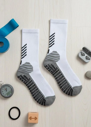 Dukali - Meia de Futebol Pro Socks Branco - DUKALI