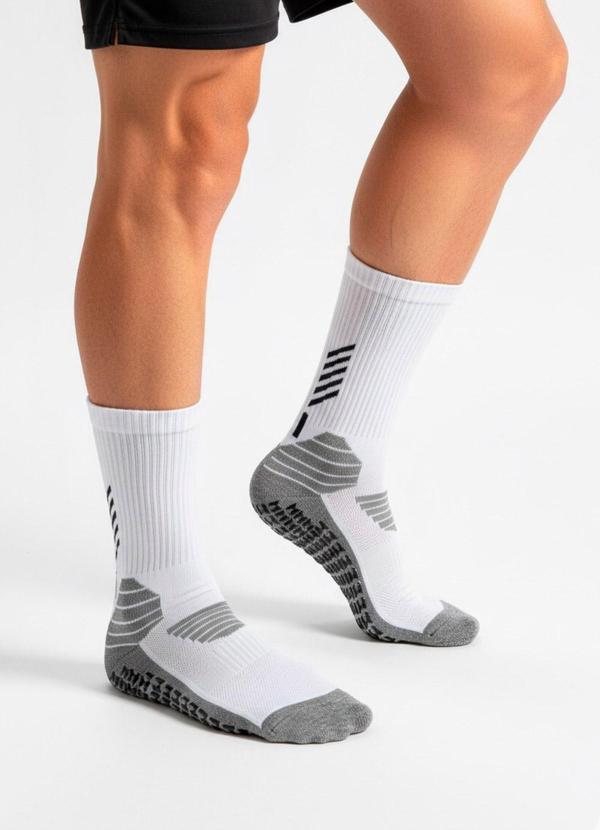 Dukali - Meia de Futebol Pro Socks Branco
