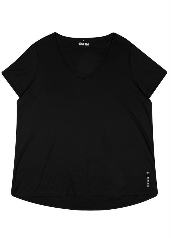 Enfim - Blusa Ampla Dry Active Preto 3