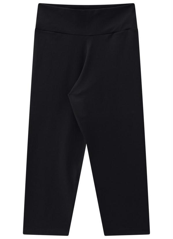 Graphene - Calça Corsario Malha Poliamida Preto 5