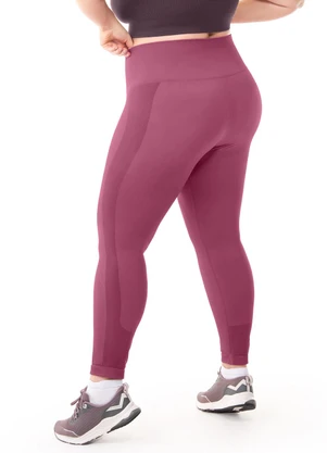 Zee Rucci - Calça Legging Fitness Plus High Rise Rosa - ZEE RUCCI