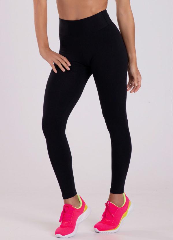 Graphene - Calça Legging Malha Poliamida Preto