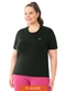 Zee Rucci - Camiseta Plus Size Secagem Rápida Branco - variação: Preto