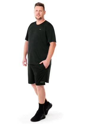 Zee Rucci - Camiseta Fitness Masculina Lisa Preto - ZEE RUCCI