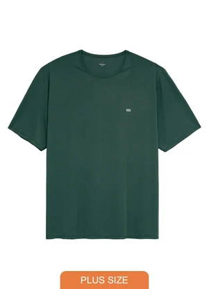 Malwee - Camiseta Regular Dry Active Plus Verde Petróleo - MALWEE