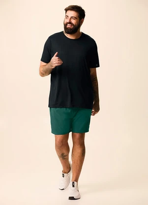 Malwee - Camiseta Slim Dry Active Plus Preto - MALWEE