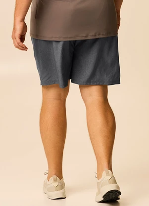 Malwee - Shorts Masculino Active Plus Cinza Escuro - MALWEE