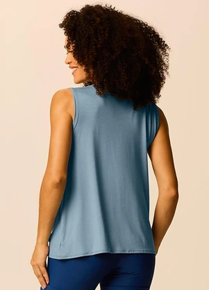 Malwee - Regata Alongada Ampla Active Azul Pastel - MALWEE