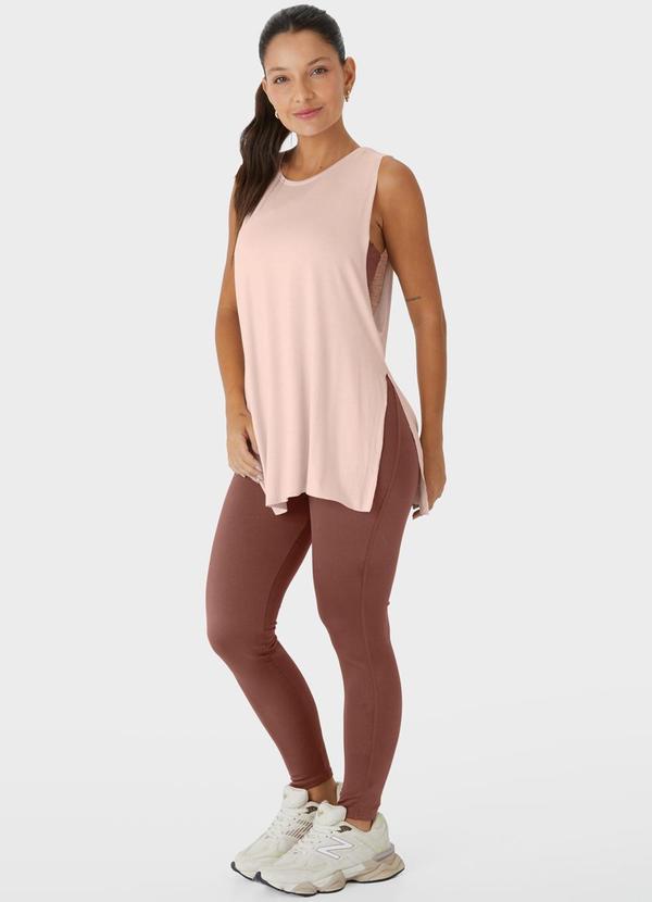 Enfim - Regata Alongada com Fenda Active Nude 2