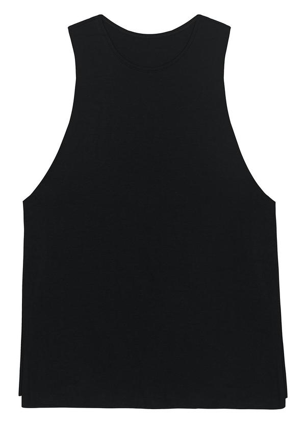 Enfim - Regata Alongada com Fenda Active Preto