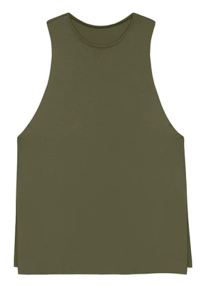 Enfim - Regata Alongada com Fenda Active Verde Militar - ENFIM