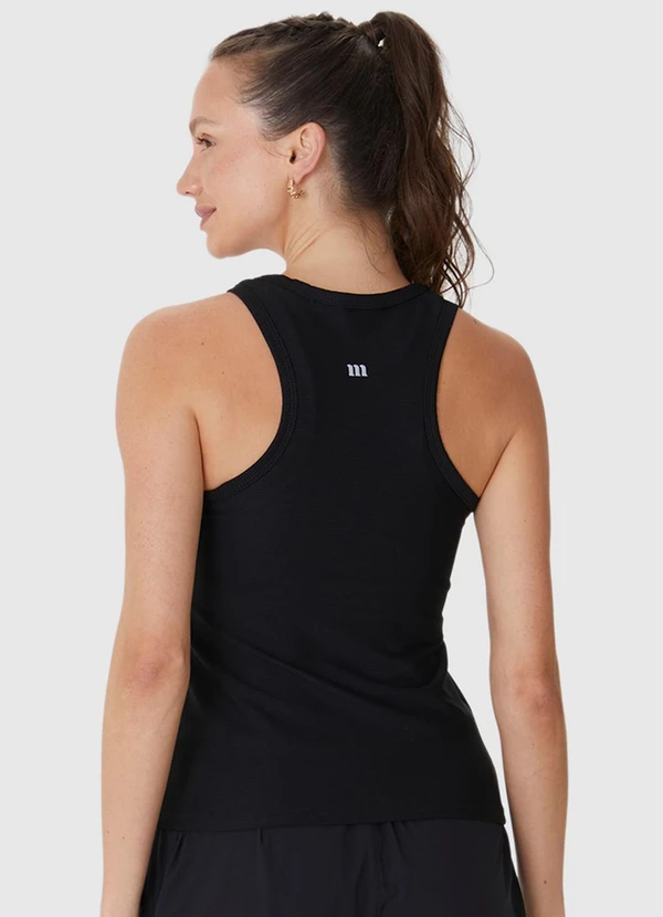 Malwee - Regata Canelada com Refletivo Preto 2