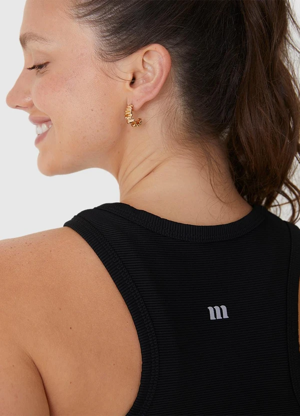 Malwee - Regata Canelada com Refletivo Preto 5