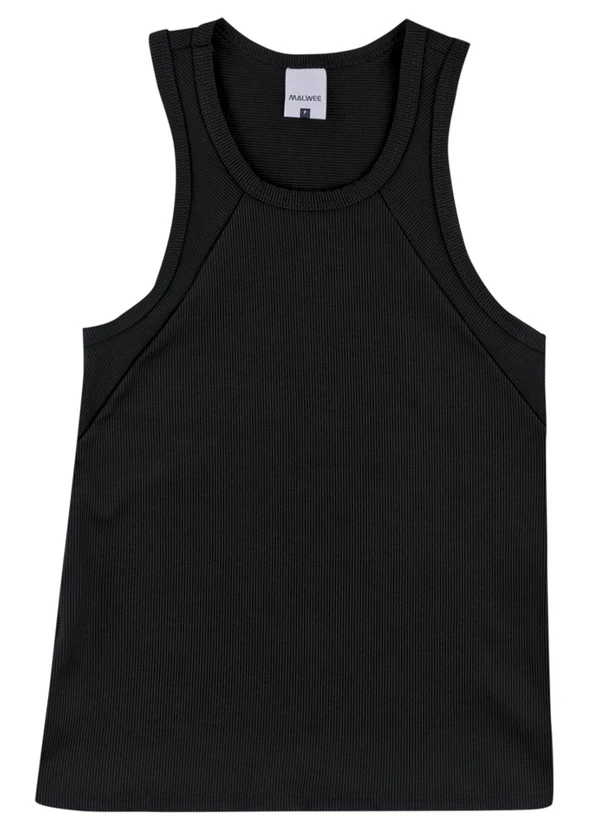 Malwee - Regata Canelada com Refletivo Preto 6