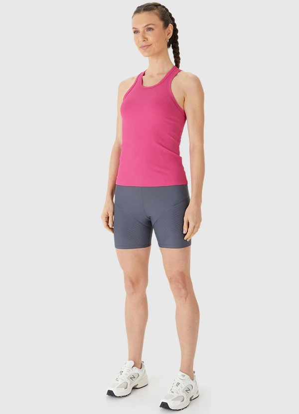 Malwee - Regata Canelada com Refletivo Rosa Escuro 3