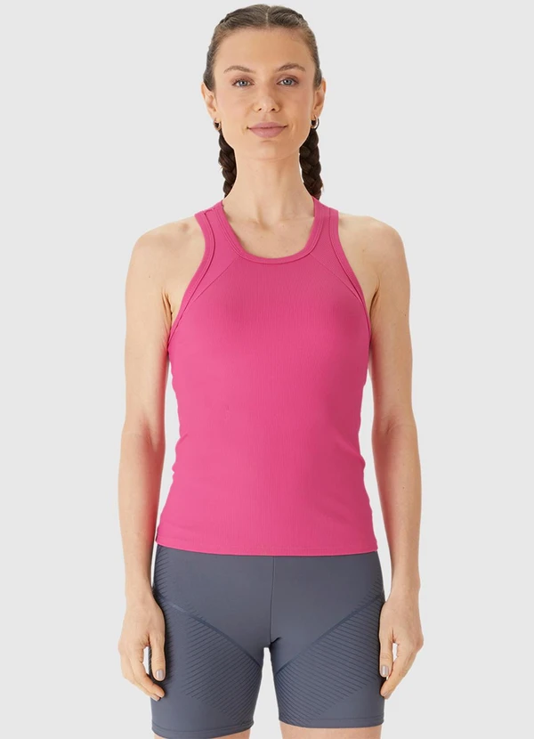 Malwee - Regata Canelada com Refletivo Rosa Escuro 4