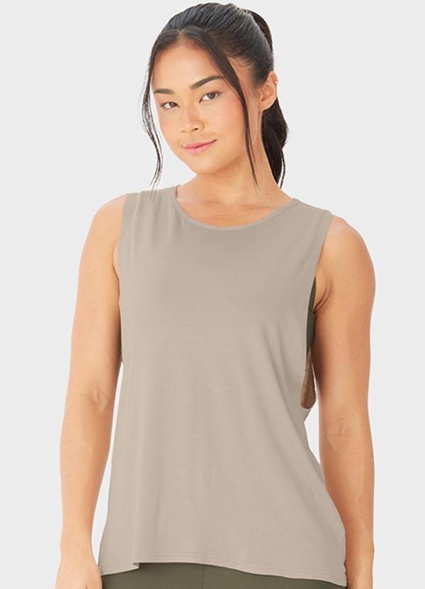 Enfim - Regata Cavada Feminina Active Bege