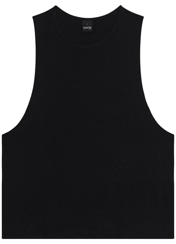 Enfim - Regata Cavada Feminina Active Preto