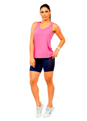 Cobertura - Regata com Estampa Feminina Rosa  - COBERTURA