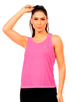 Cobertura - Regata com Estampa Feminina Rosa  - COBERTURA