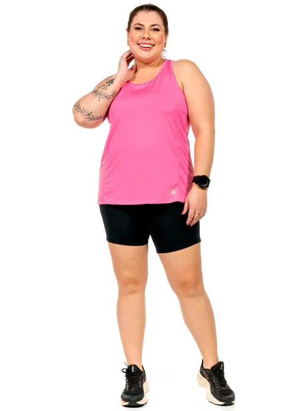 Cobertura - Regata com Estampa Feminina Rosa 2