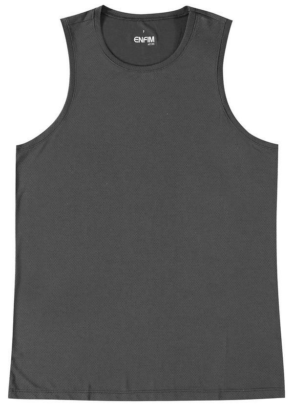 Enfim - Regata Dry Masculina Active Cinza