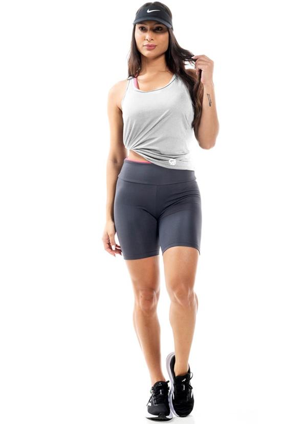 Cobertura - Regata Feminina Fitness Branco 2