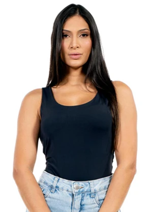 Cobertura - Regata Feminina Fitness Preto - COBERTURA