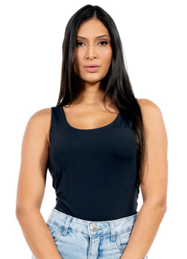 Cobertura - Regata Feminina Fitness Preto