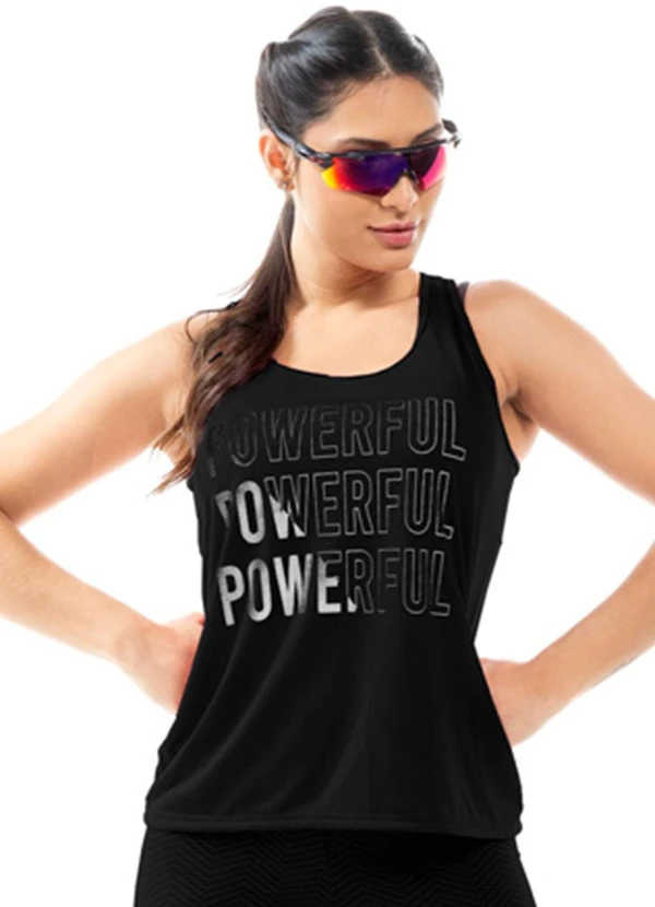 Cobertura - Regata Feminina Preto