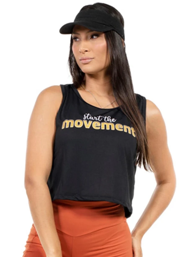 Cobertura - Regata Feminina Preto