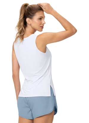 Zee Rucci - Regata Fitness Alongada Abertura Lateral Branco - ZEE RUCCI