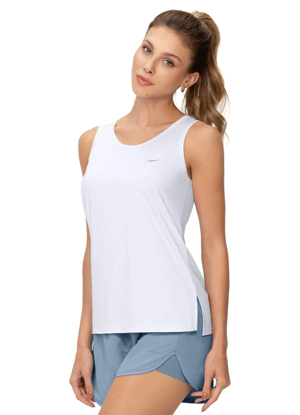 Zee Rucci - Regata Fitness Alongada Abertura Lateral Branco