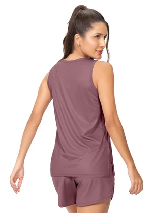 Zee Rucci - Regata Fitness Alongada Abertura Lateral Lilás - ZEE RUCCI