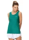 Zee Rucci - Regata Fitness Alongada Abertura Lateral Branco - variação: Verde