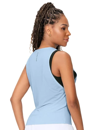 Zee Rucci - Regata Fitness Feminina Laterais Cavadas Azul - ZEE RUCCI