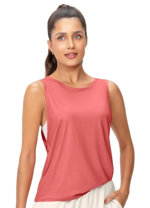 Zee Rucci - Regata Fitness Feminina Laterais Cavadas Rosa - ZEE RUCCI