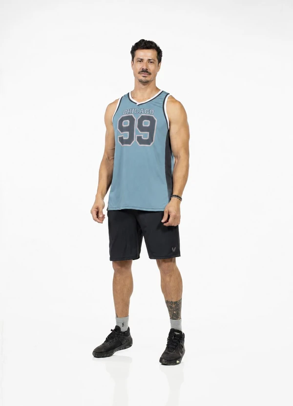 Decoy - Regata Fitness Machão Masculina Azul