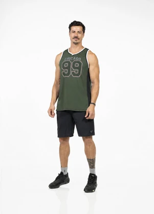 Decoy - Regata Fitness Machão Masculina Verde - DECOY