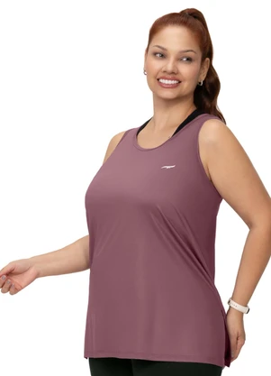Zee Rucci - Regata Fitness Plus Alongada com Fenda Lilás - ZEE RUCCI