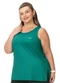 Zee Rucci - Regata Fitness Plus Alongada com Fenda Branco - variação: Verde