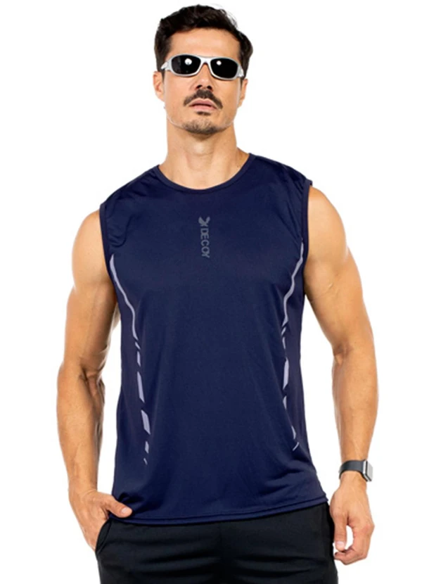 Decoy - Regata Machão Fitness Azul