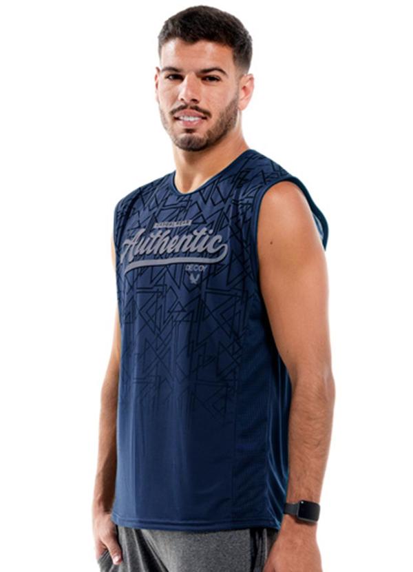 Decoy - Regata Machão Masculina Azul