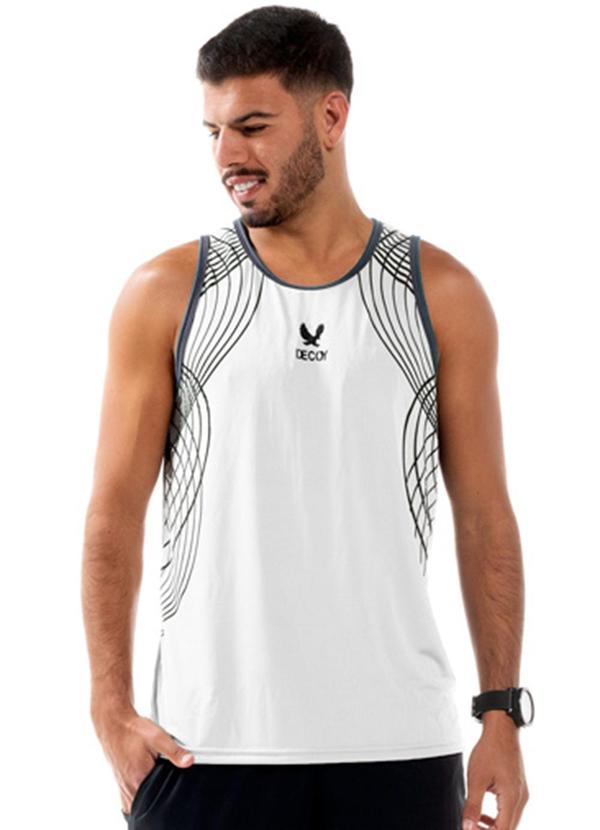 Decoy - Regata Masculina Fitness Branco 1