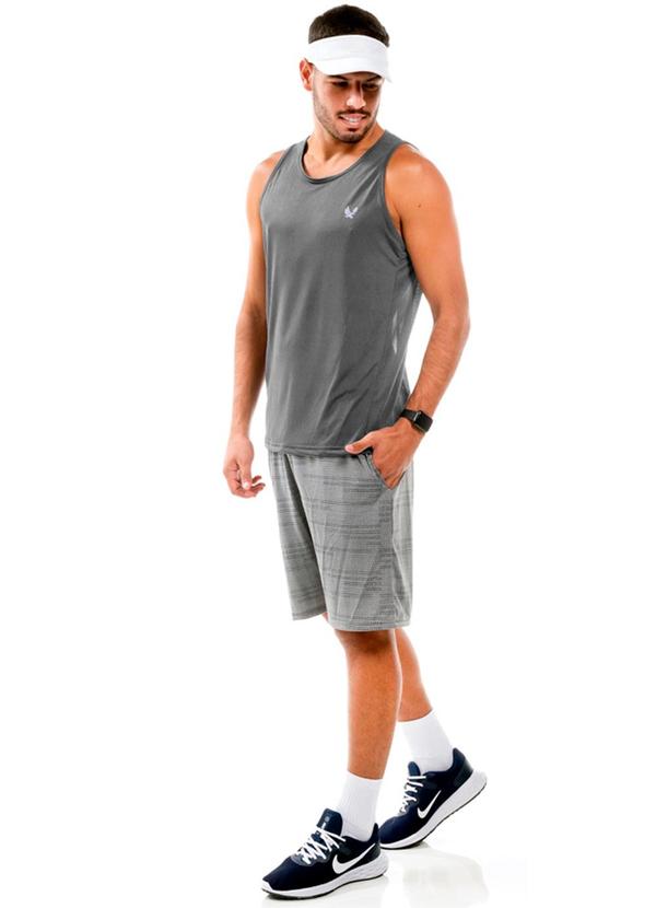 Decoy - Regata Masculina Fitness Cinza 2