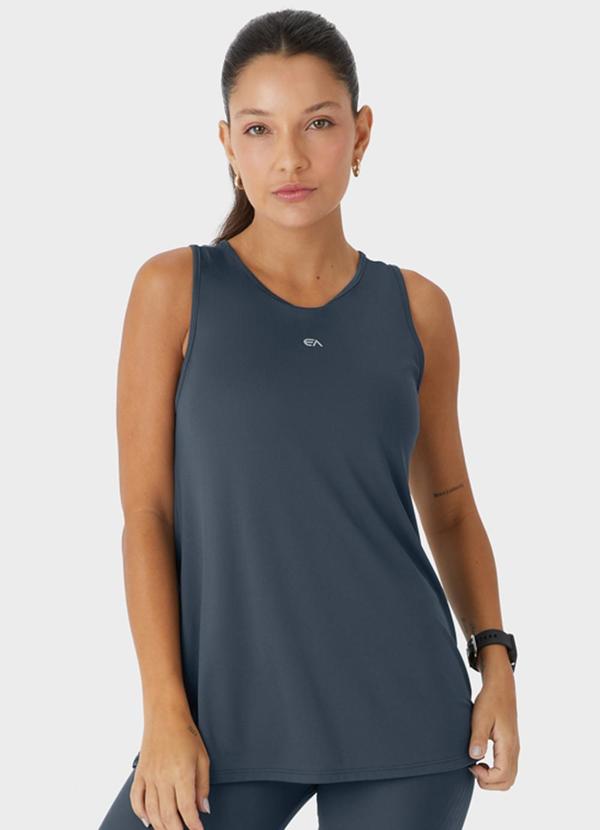 Enfim - Regata Nadador Dry Active Cinza Chumbo