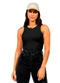 Cobertura - Regata Termal Feminina Marrom - variação: Preto